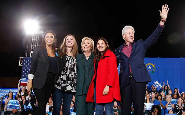 Eva Longoria and America Ferrera for Hillary Clinton