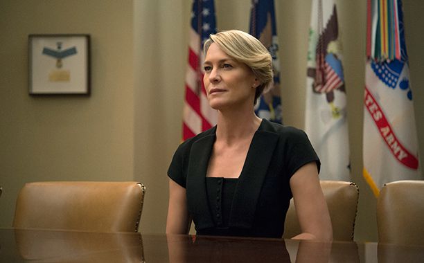 Robin Wright as Claire Underwood on House of Cards
