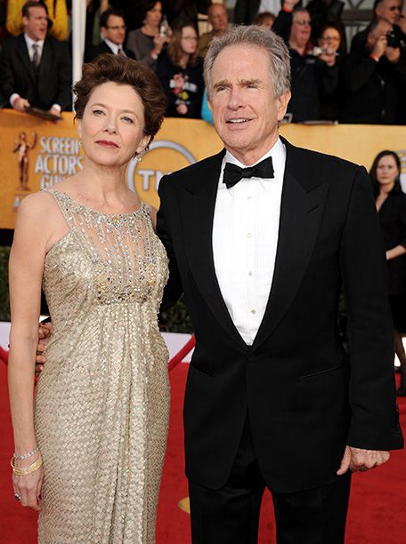 Warren Beatty and Annette Bening at the 17th Annual Screen Actors Guild Awards on January 30, 2011
