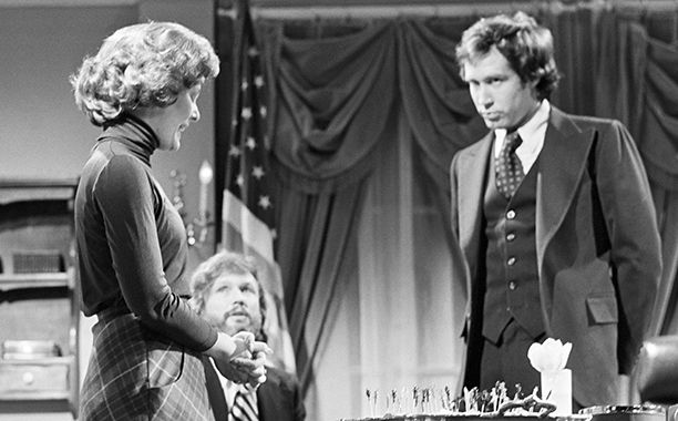 Chevy Chase as President Gerald Ford (July 1976)