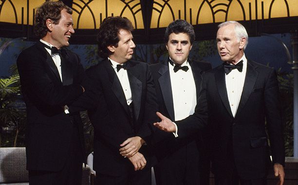 On The Tonight Show With David Letterman, Jay Leno, and Johnny Carson on October 6, 1988