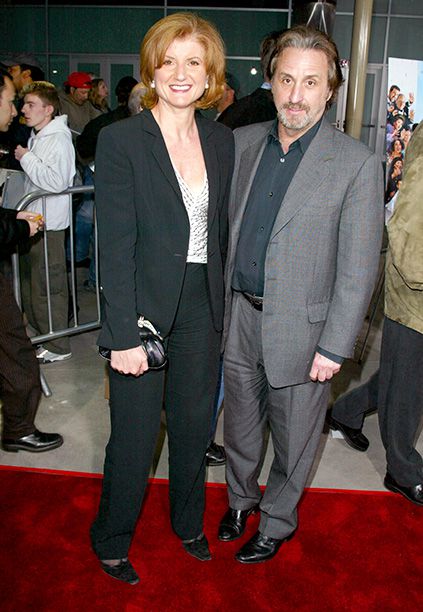 Arianna Huffington and Ron Silver