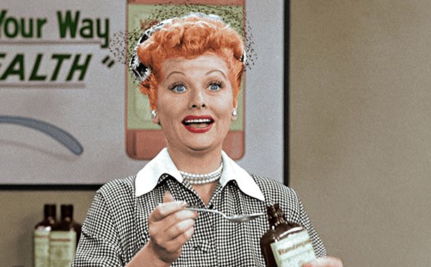 Lucille Ball as Lucy on I Love Lucy