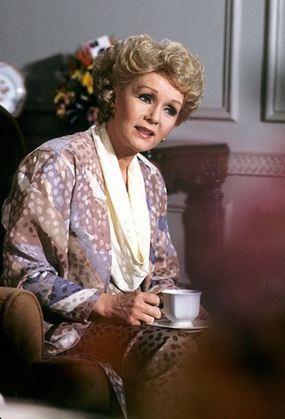 Debbie Reynolds in Hotel on April 30, 1986