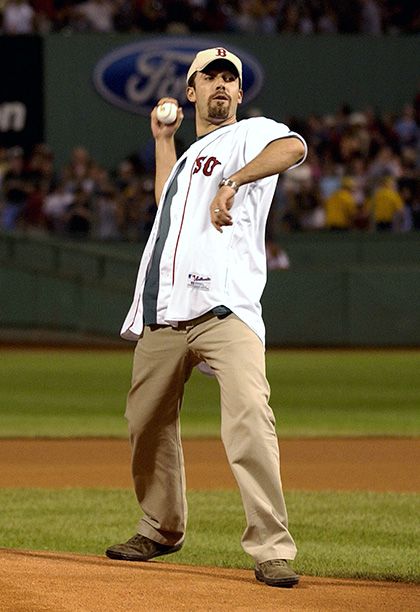 Ben Affleck at the Boston Red Sox's Fenway Park on August 22, 2003