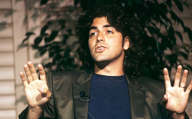 George Clooney on July 26, 1990
