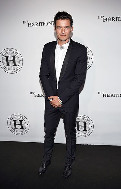 Orlando Bloom at the Harmonist Cocktail Party
