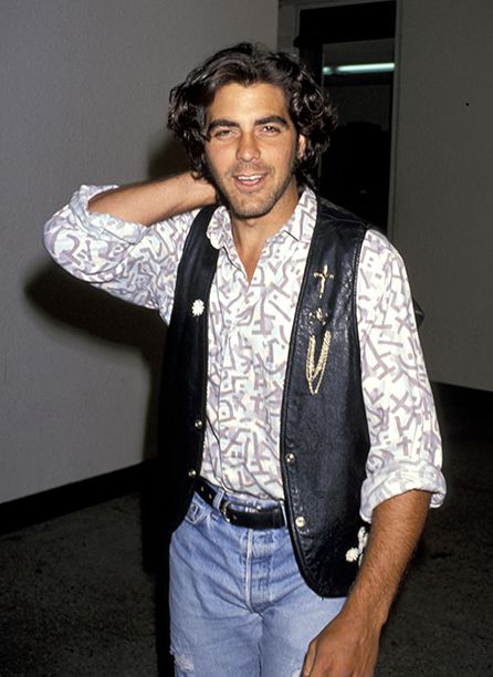 George Clooney on June 24, 1989