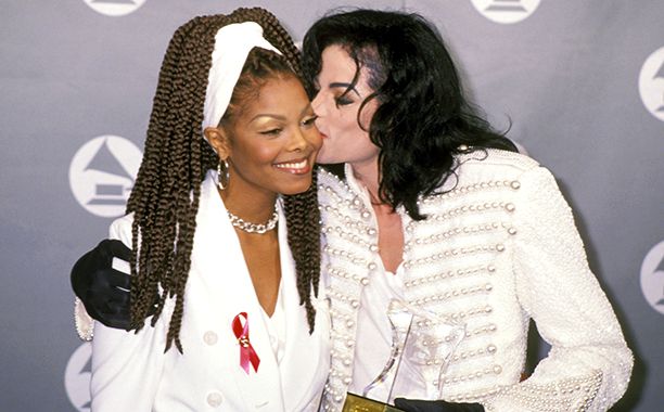 Janet Jackson With Michael Jackson at the Grammys on February 24, 1993