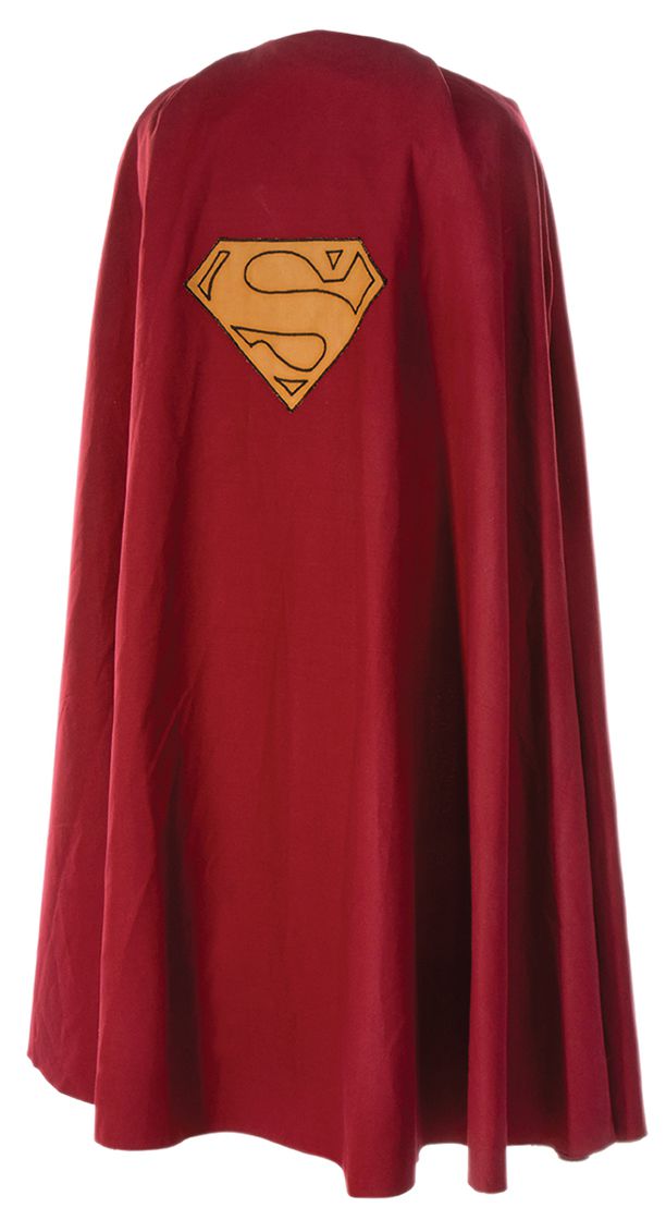 'Superman III' Evil Superman cape worn by star Christopher Reeve