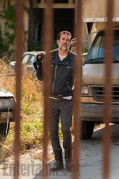 Jeffrey Dean Morgan as Negan Smith on The Walking Dead in July 2016