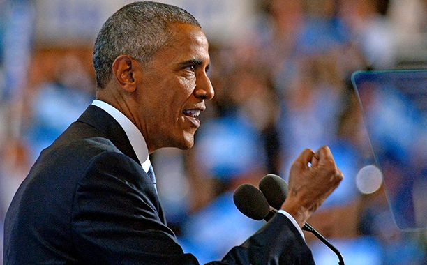 President Barack Obama Speaks at the DNC
