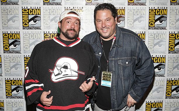 Kevin Smith and Greg Grunberg at the Kevin Smith Panel