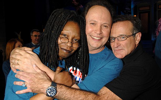 Robin Williams With Whoopi Goldberg and Billy Crystal in Las Vegas on November 18, 2006