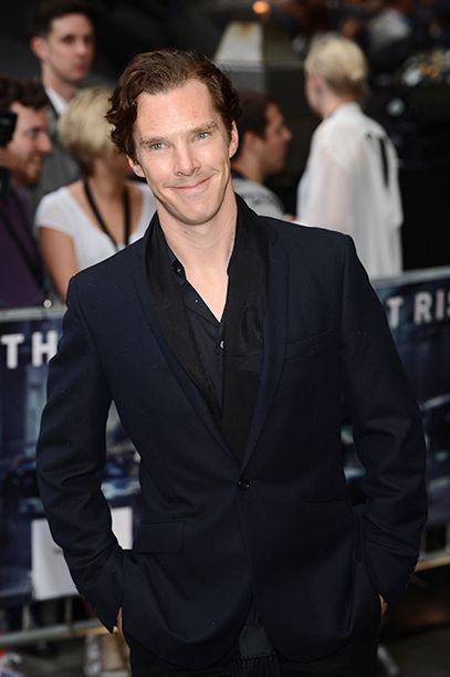 Benedict Cumberbatch at the Premiere of The Dark Knight Rises on July 18, 2012