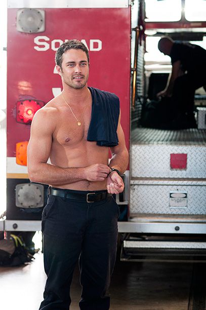 Taylor Kinney as Kelly Severide in Chicago Fire on March 17, 2012