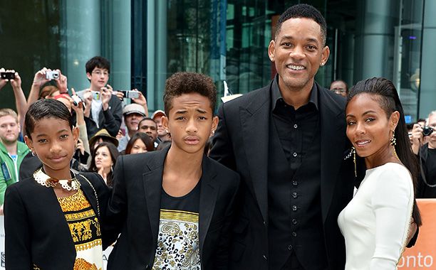 Willow Smith, Jaden Smith, Will Smith, and Jada Pinkett Smith at the Free Angela &amp; All Political Prisoners Premiere on September 9, 2012