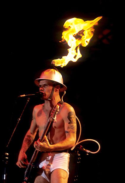 Red Hot Chili Peppers Performing in Waterloo, New Jersey