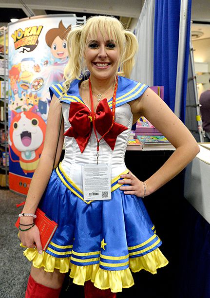 A Sailor Moon Cosplayer