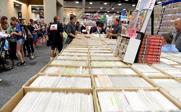 Rows of Comic Books