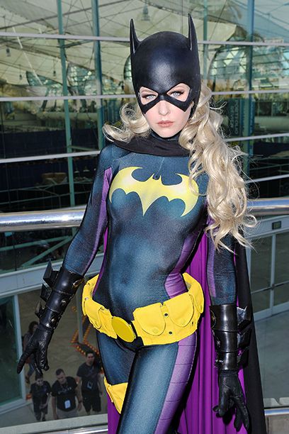 A Batgirl Cosplayer