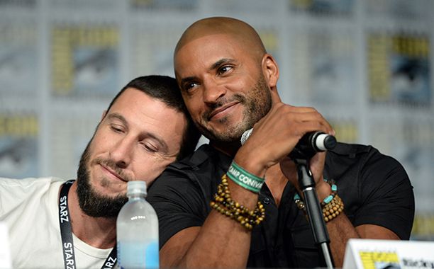 Pablo Schreiber and Ricky Whittle at the American Gods Panel