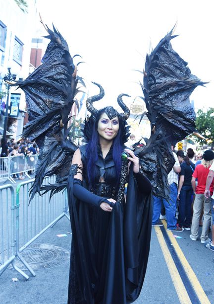 A Maleficent Cosplayer at Comic-Con International 2016