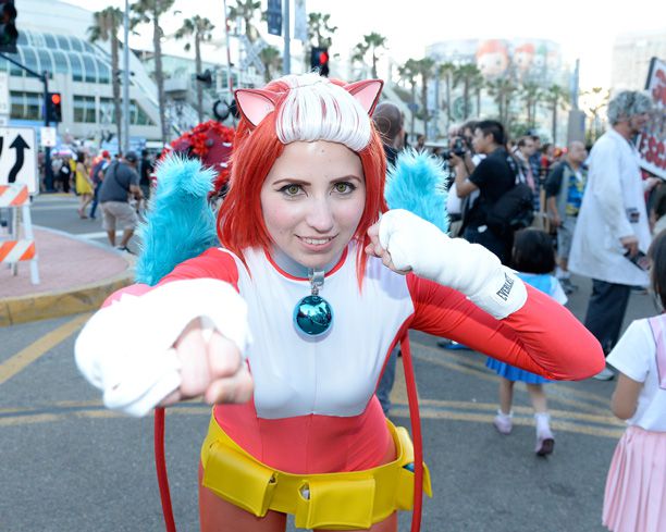 A Cosplayer at Comic-Con