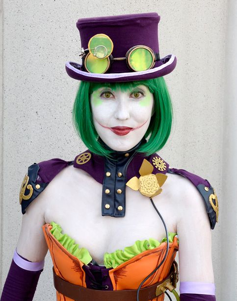 A Suicide Squad Cosplayer as The Joker