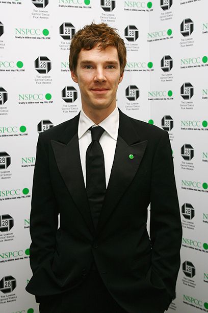 Benedict Cumberbatch in London on February 8, 2008