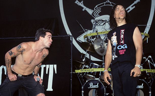 Ice-T and Henry Rollins Performing in Waterloo Village, New Jersey