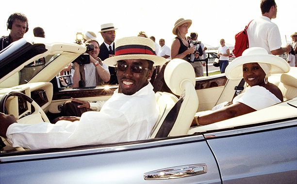 Sean "Puffy" Combs With Janice Combs on August 15, 1998