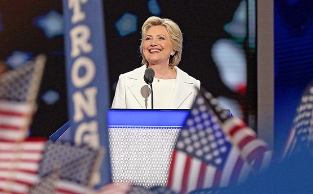 Hillary Clinton Addresses the Nation at the Democratic National Convention