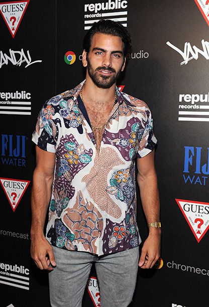 Nyle DiMarco at Republic Records VMA Party