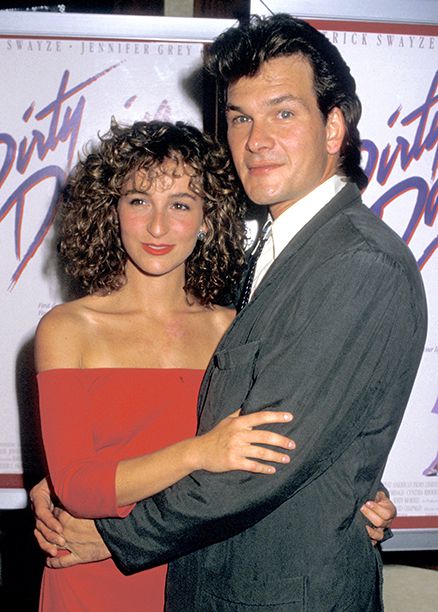 Patrick Swayze with Jennifer Grey on August 17, 1987