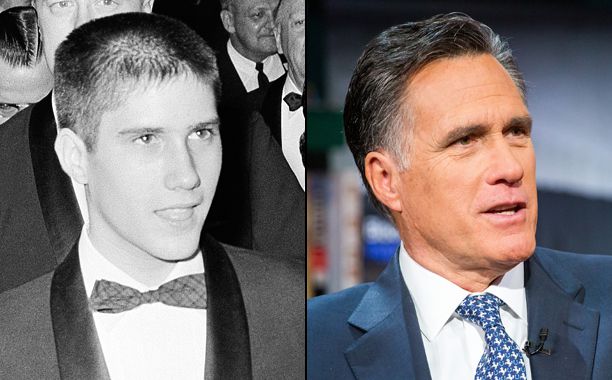 Former Governor and Former Presidential Candidate Mitt Romney in 1963 and 2016