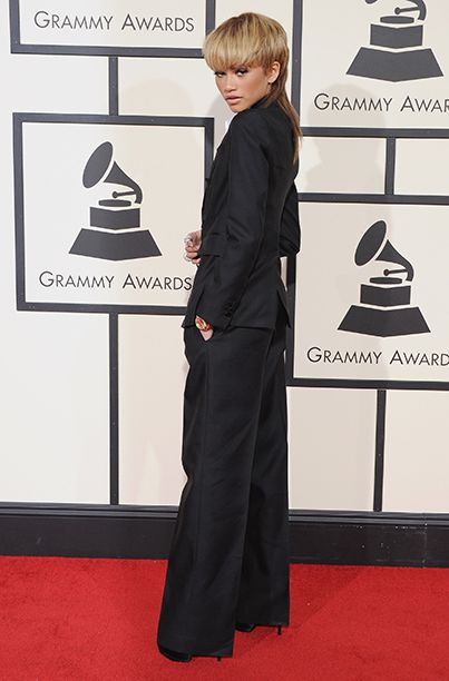 Zendaya at the 58th Grammy Awards on February 15, 2016