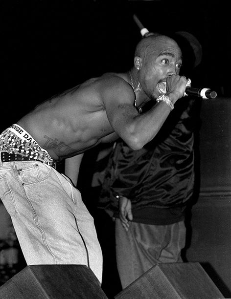 Tupac Shakur Performing at the Mecca Arena in Milwaukee, Wisc. in 1994