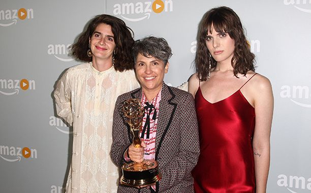 Gaby Hoffmann, Jill Soloway, and Hari Nef at the Amazon Emmy Awards Afterparty