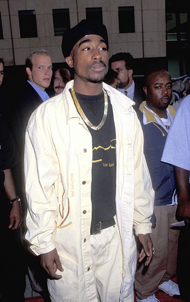 Tupac Shakur at the Premiere of Poetic Justice on July 21, 1993