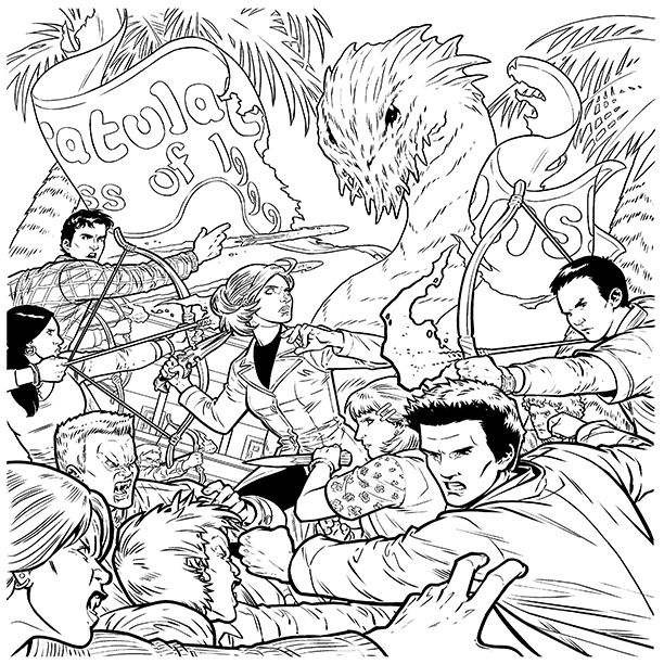 Buffy The Vampire Slayer Adult Coloring Book