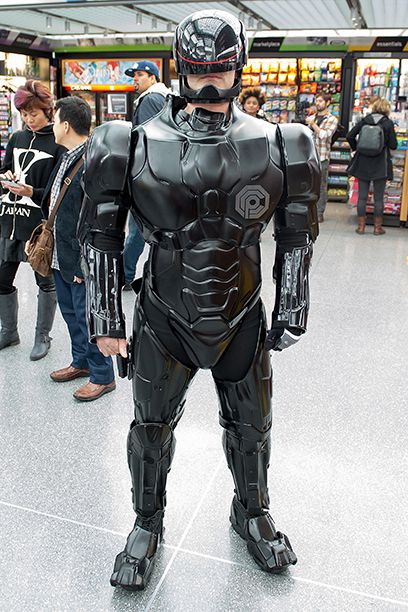 A Cosplayer as Robocop at the 2014 New York Comic Con