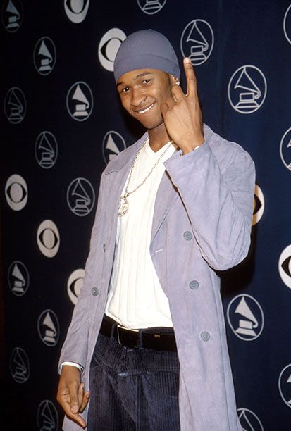 Usher at the 40th Annual Grammy Awards on February 25, 1998