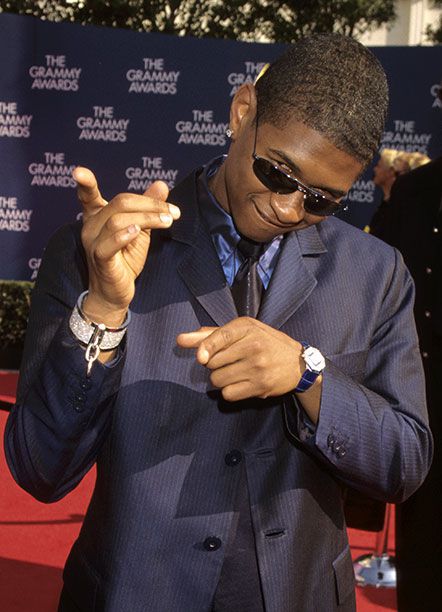 Usher at the 41st Annual Grammy Awards on February 24, 1999