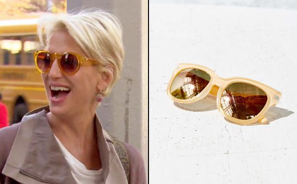 Dorinda from Real Housewives of New York had on these amazing shades during her talk with Sonja. I need! &ndash;WYNTER