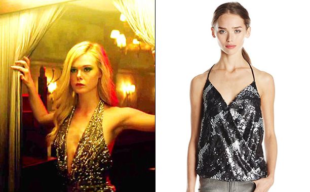 I&rsquo;m obsessed with the sparkly halter Elle Fanning wears in The Neon Demon. Where is it from? &mdash;ANDREA  