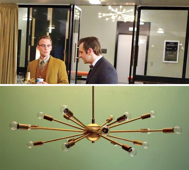 Who makes the incredible chandelier that was featured in a recent Masters of Sex episode? &mdash;Nicole