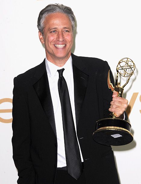 Jon Stewart at the 63rd Primetime Emmy Awards in Los Angeles on September 18, 2011