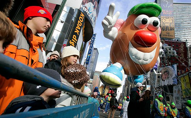 The Mister Potato Head Balloon at The Macy's Thanksgiving Day Parade November 24, 2005