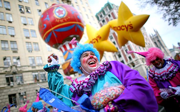 The Macy's Thanksgiving Day Parade on November 27, 2008